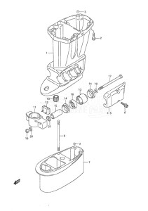 DF 60A drawing Drive Shaft Housing