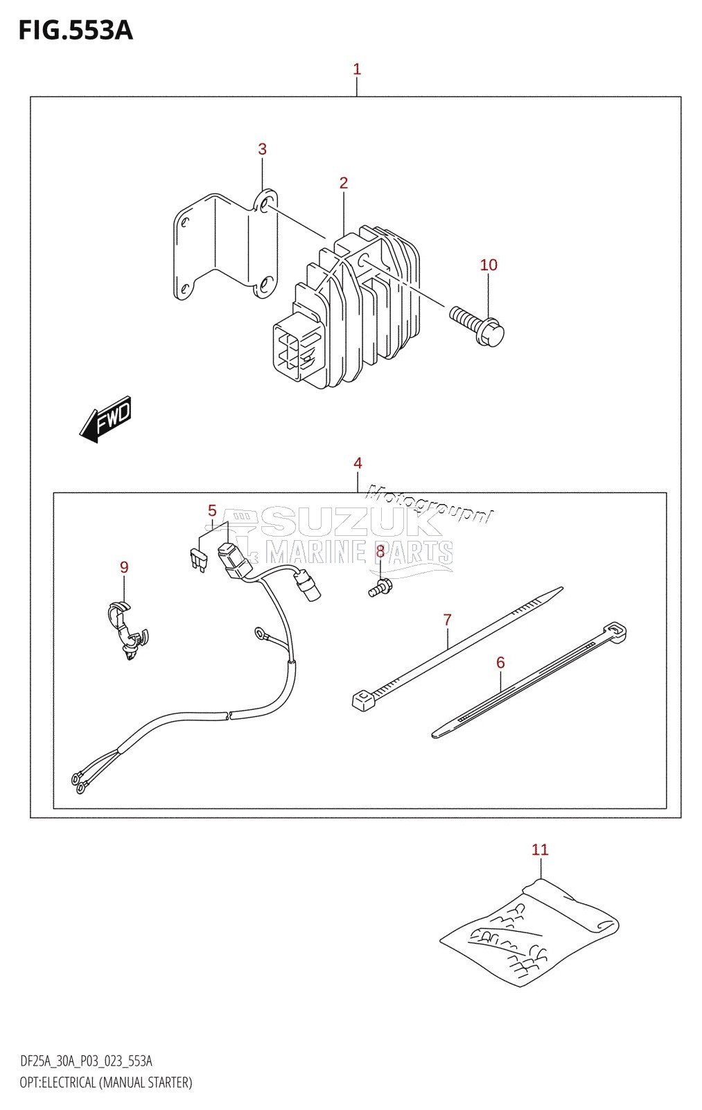 OPT:ELECTRICAL (MANUAL STARTER) (M-STARTER)