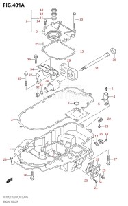 DF175T From 17502F-210001 (E01 E40)  2012 drawing ENGINE HOLDER