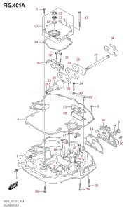 DF250T From 25004F-510001 (E03)  2015 drawing ENGINE HOLDER (DF200T:E03)