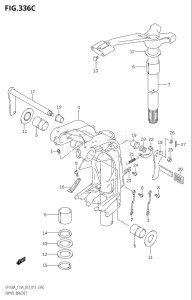 11503Z-310001 (2013) 115hp E03-USA (DF115AZ) DF115AZ drawing SWIVEL BRACKET (DF115AZ:E03)