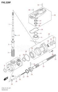 DF40A From 04003F-040001 (E01)  2020 drawing TRANSMISSION (DF60ATH:E01)