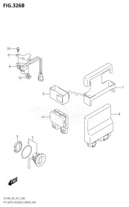 DF115AZ From 11503Z-510001 (E03)  2015 drawing PTT SWITCH /​ ENGINE CONTROL UNIT (DF115AT:E03)