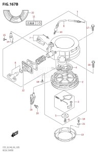 DT30 From 03005-610001 ()  2016 drawing RECOIL STARTER (DT30:P40)