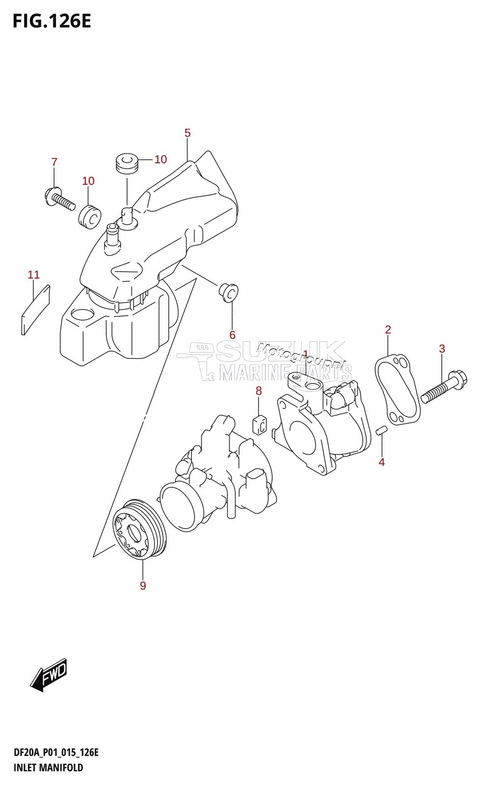 INLET MANIFOLD (DF15AR:P01)