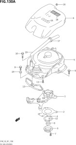 04001F-510001 (2005) 40hp E01-Gen. Export 1 (DF40QHK5  DF40TK5) DF40 drawing OIL SEAL HOUSING (X,Y)