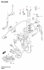 DF30A From 03003F-710001 (P01 P40)  2017 drawing HARNESS (DF30A:P40)