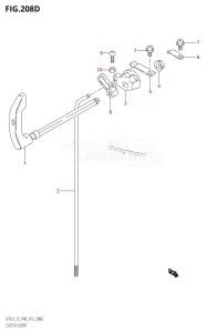 DT9.9 From 00993K-310001 (P36 P40)  2013 drawing CLUTCH LEVER (DT15:P40)