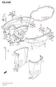 DF150Z From 15002Z-210001 (E01 E40)  2012 drawing SIDE COVER (DF175T:E40)