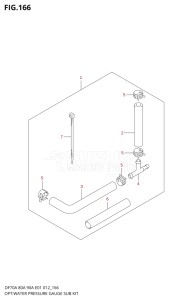 08002F-310001 (2013) 80hp E40-Costa Rica (DF80A) DF80A drawing OPT:WATER PRESSURE GAUGE SUB KIT (DF90ATH E01)