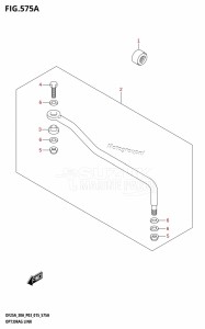 DF25A From 02504F-510001 (P03)  2015 drawing OPT:DRAG LINK (DF25A:P03)