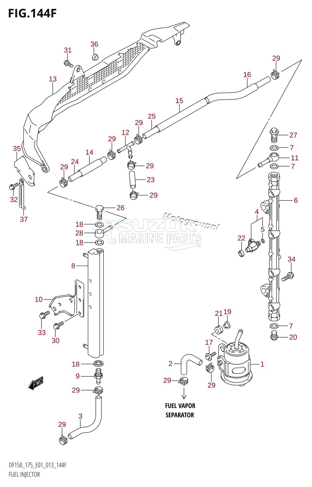 FUEL INJECTOR (DF175T:E40)