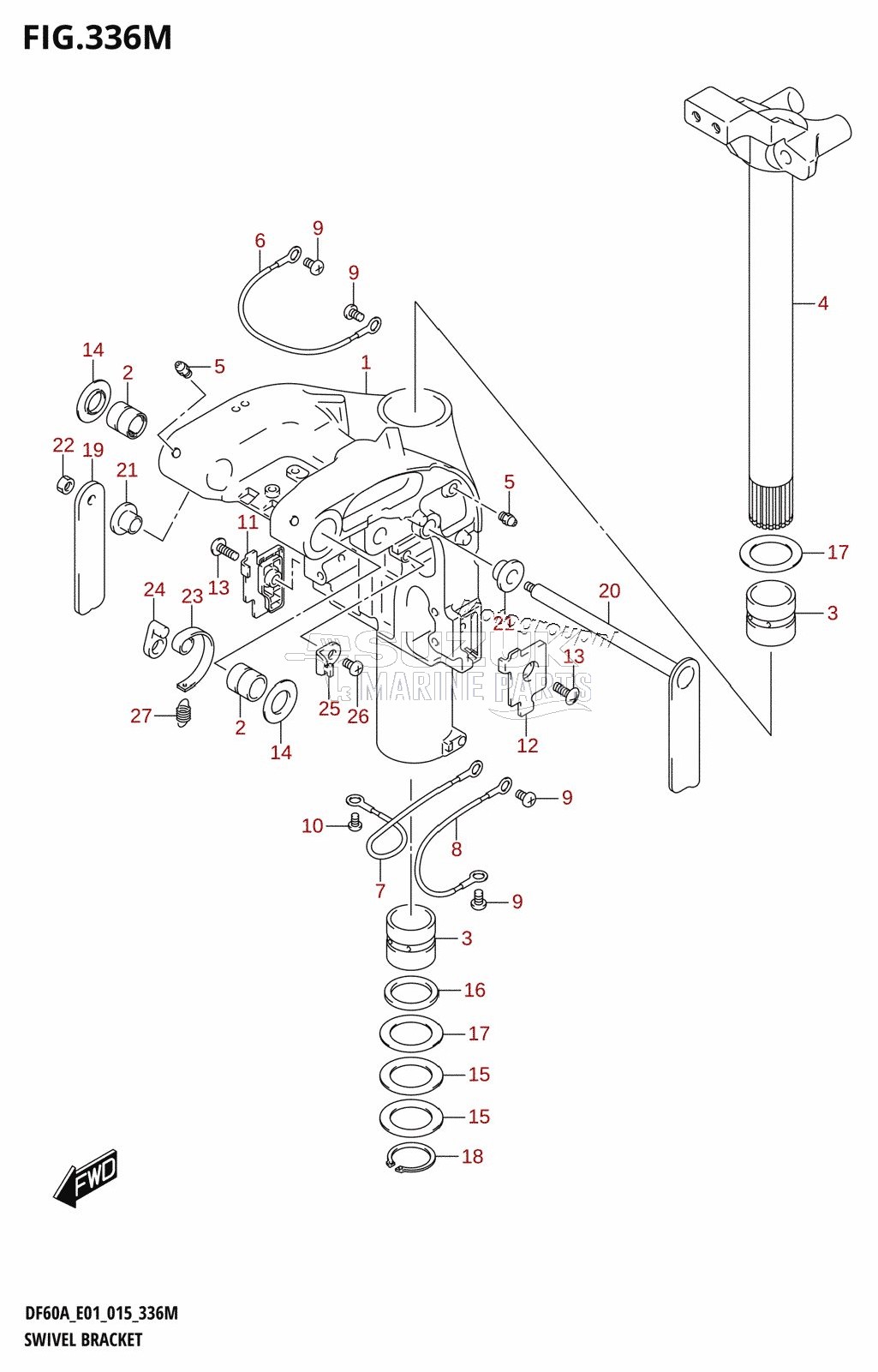 SWIVEL BRACKET (DF60ATH:E40)