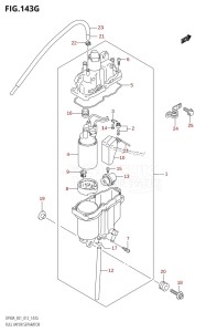 DF90A From 09003F-310001 (E01 E40)  2013 drawing FUEL VAPOR SEPARATOR (DF90A:E01)