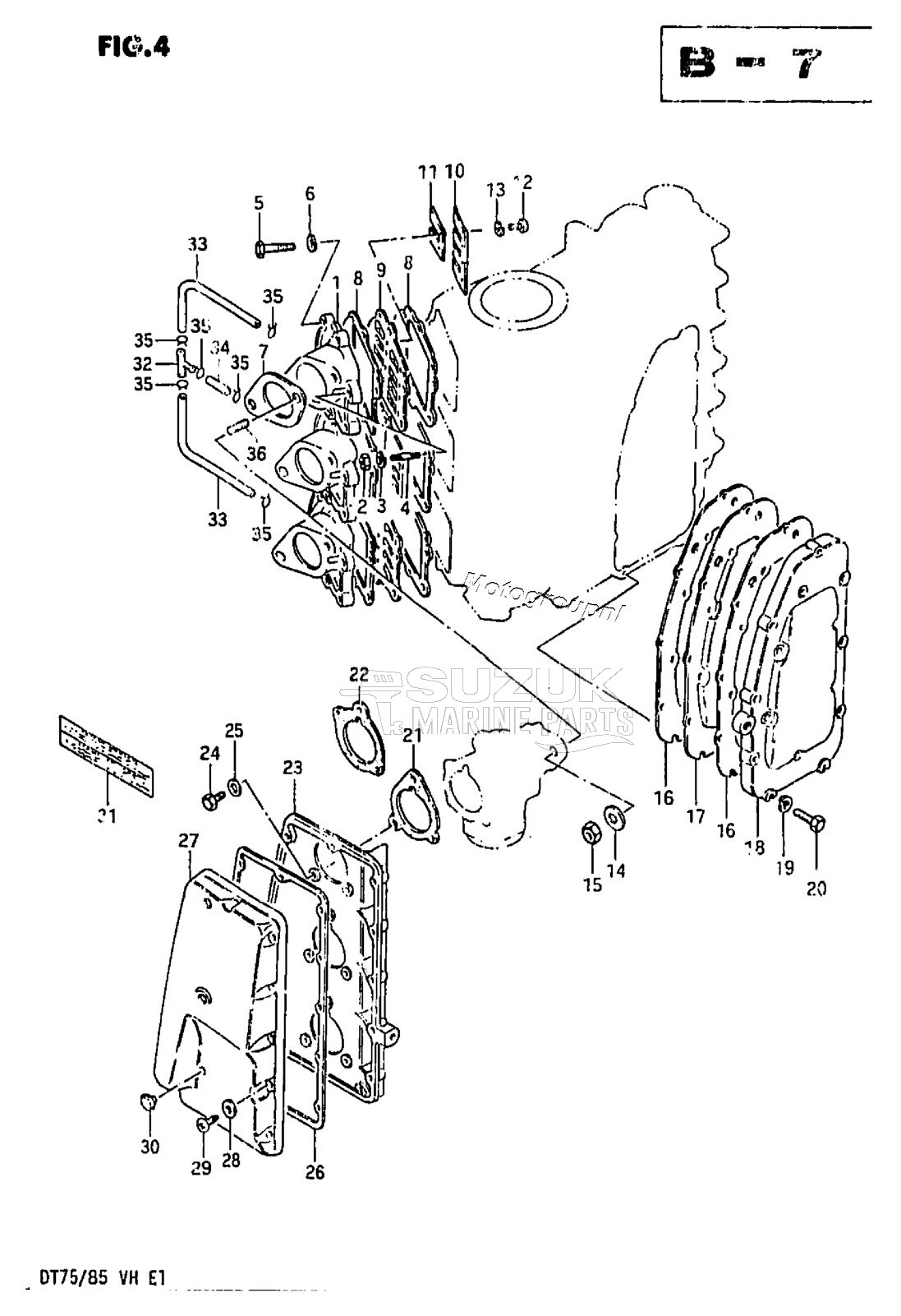 INLET CASE - EXHAUST COVER\r