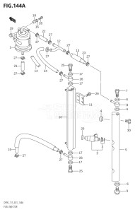 10001F-980001 (2009) 100hp E01-Gen. Export 1 (DF100TK9) DF100 drawing FUEL INJECTOR (K1)