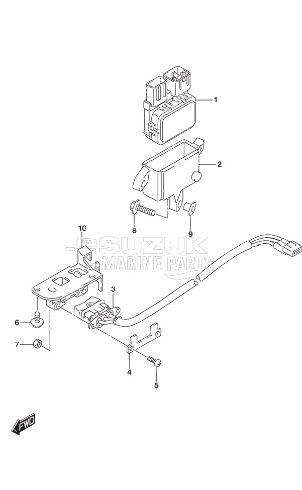 PTT Switch Tiller Handle w/Power Tilt