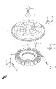 Outboard DF 90A drawing Magneto