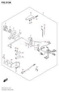 DF8A From 00801F-610001 (P03)  2016 drawing OPT:REMOTE CONTROL PARTS (DF8A:P03)