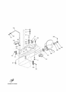 F100BETX drawing PROPELLER-HOUSING-AND-TRANSMISSION-2