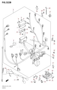 DF70A From 07003F-210001 (E01 E40)  2012 drawing HARNESS (DF70A:E40)