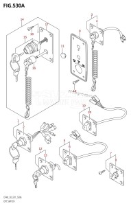 DF40 From 04001F-151001 (E01)  2001 drawing OPT:SWITCH (X,Y,K1,K2,K3,K4)