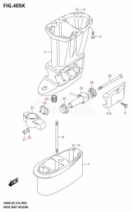 DF50A From 05003F-610001 (E01)  2016 drawing DRIVE SHAFT HOUSING (DF60AQH:E40)