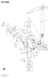 17502Z-410001 (2014) 175hp E01 E40-Gen. Export 1 - Costa Rica (DF175Z    DF175ZG) DF175ZG drawing SWIVEL BRACKET