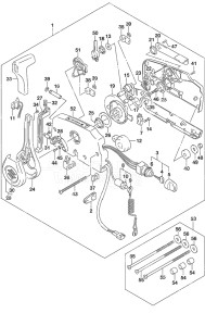 Outboard DF 140A drawing Remote Control