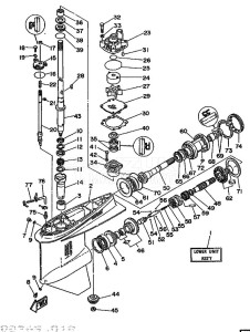 L150A drawing PROPELLER-HOUSING-AND-TRANSMISSION-1