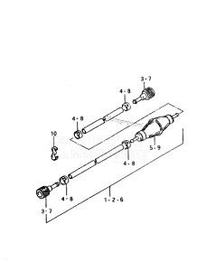 DT85 From 8501-100000 ()  1988 drawing FUEL HOSE