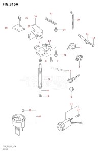 DF40 From 04001F-251001 (E01)  2002 drawing SENSOR