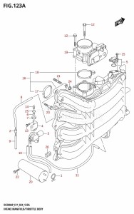 DF200AP From 20003P-440001 (E11 - E40)  2024 drawing INTAKE MANIFOLD /​ THROTTLE BODY