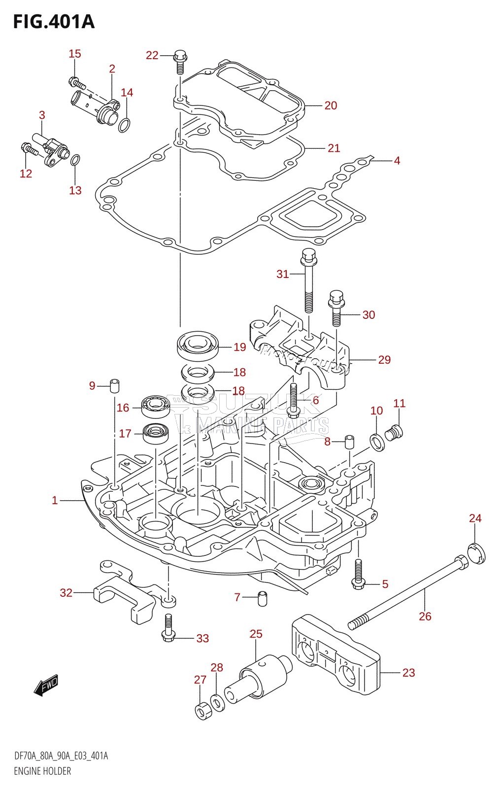 ENGINE HOLDER