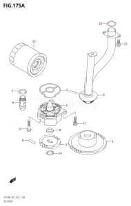 DF140AZ From 14003Z-410001 (E01)  2014 drawing OIL PUMP