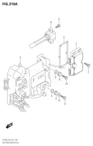 DF150A From 15003F-910001 (E03)  2019 drawing RECTIFIER /​ IGNITION COIL