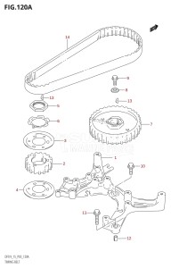 DF9.9 From 00992F-880001 (P03)  2008 drawing TIMING BELT (K4)