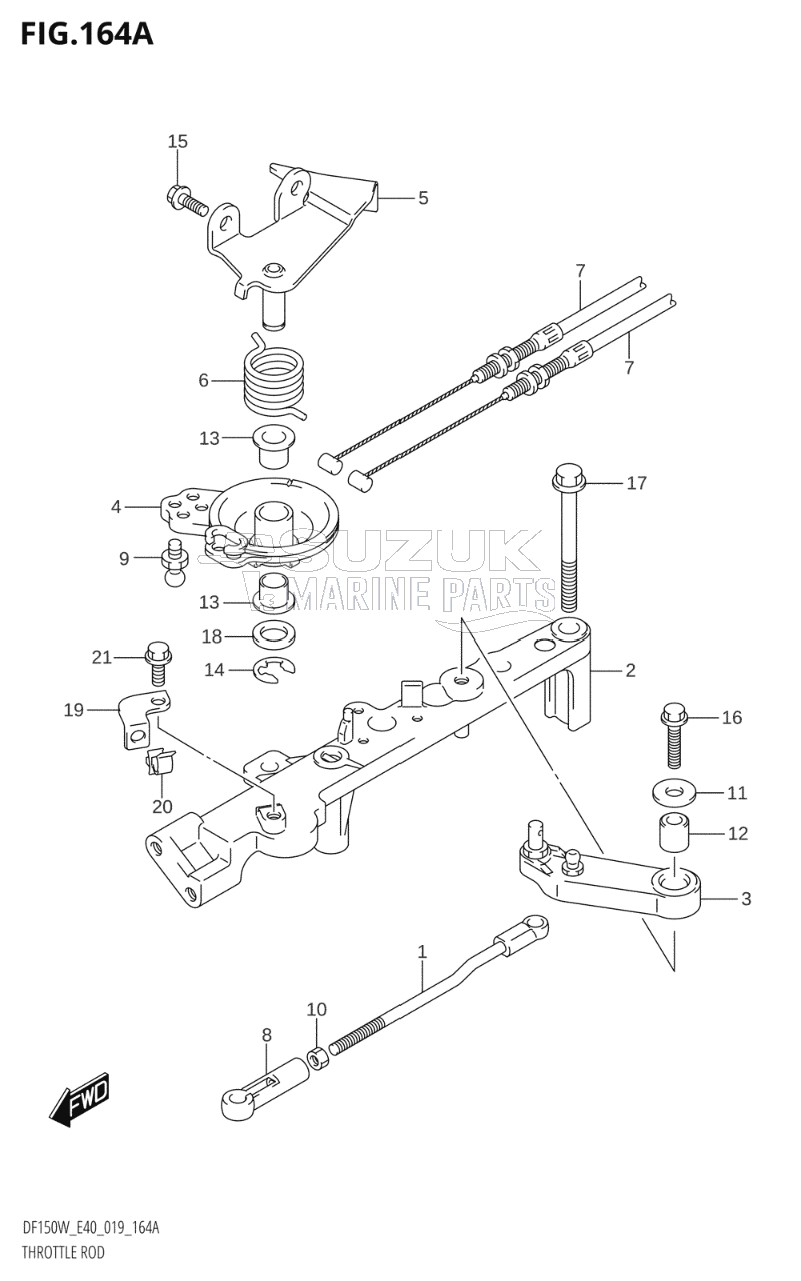 THROTTLE ROD