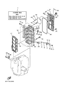 FT50B drawing CYLINDER--CRANKCASE-2