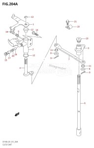 DF140A From 14003F-310001 (E01 E40)  2013 drawing CLUTCH SHAFT