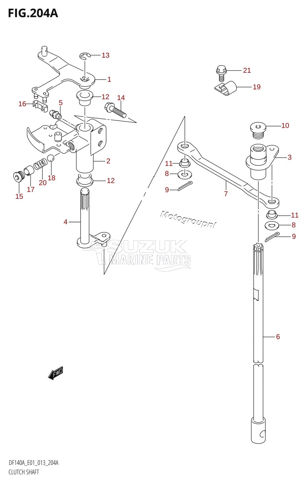 CLUTCH SHAFT