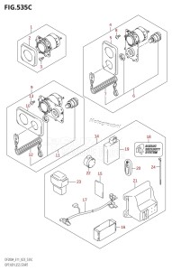 DF200AZ From 20003Z-340001 (E11 E40)  2023 drawing OPT:KEY LESS START (023)