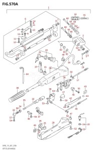 DF90 From 09001F-251001 (E01)  2002 drawing OPT:TILLER HANDLE (K1,K2,K3)