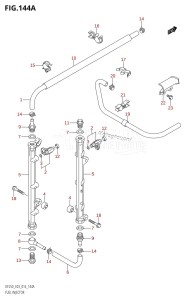 DF250Z From 25003Z-410001 (E03)  2014 drawing FUEL INJECTOR (DF200T:E03)