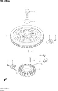 04003F-410001 (2014) 40hp E01-Gen. Export 1 (DF40A  DF40AQH  DF40ATH) DF40A drawing MAGNETO