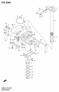 DF50A From 05004F-410001 (E01)  2014 drawing SWIVEL BRACKET (DF60AVT:E40)