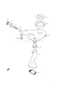 DF 25 V-Twin drawing Oil Pump