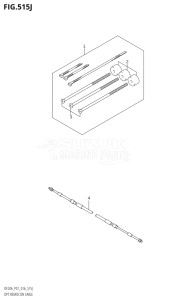 01504F-610001 (2016) 15hp P01-Gen. Export 1 (DF15A  DF15AR  DF15AT  DF15ATH) DF15A drawing OPT:REMOCON CABLE (DF20AR:P01)