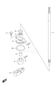 DF 250 drawing Clutch Rod SS Model