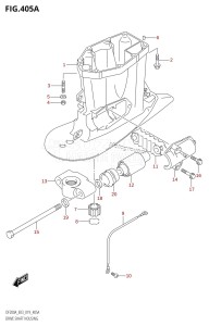 DF175A From 17503F-910001 (E03)  2019 drawing DRIVE SHAFT HOUSING (DF200AT)